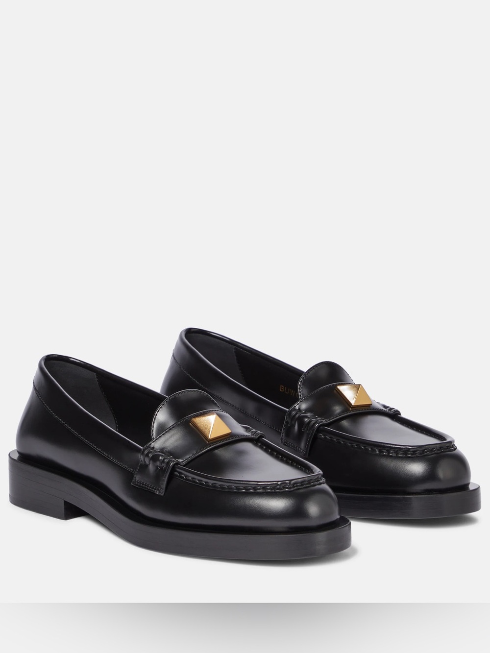 Valentino Garavani black classic rockstud loafers